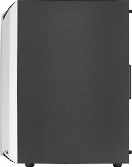 Aerocool Bionic V2 Gaming Midi Tower Κουτί Υπολογιστή με Πλαϊνό Παράθυρο και RGB Φωτισμό Λευκό