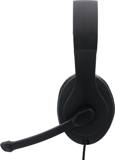 HAMA HS-USB300 On Ear Multimedia Ακουστικά με μικρόφωνο και σύνδεση USB-A
