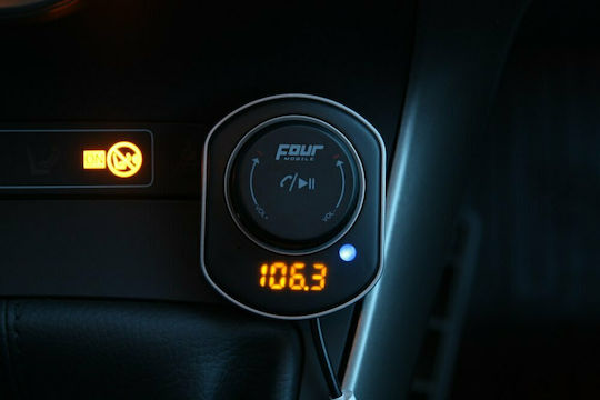 Four Connect FM Transmitter Αυτοκινήτου Bluetooth FM Transmitter με Bluetooth / AUX