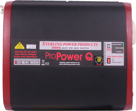Sterling Power Car Inverter Modified Sinewave 350W to Converter 12V DC in 110V AC