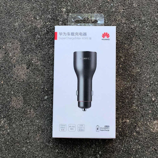 Huawei CP36 Încărcător Auto Cu Mufă De Brichetă 22.5W 2A Încărcare Rapidă Cu 2 Porturi USB-A Cu Cablu Type-C Culoare Neagră