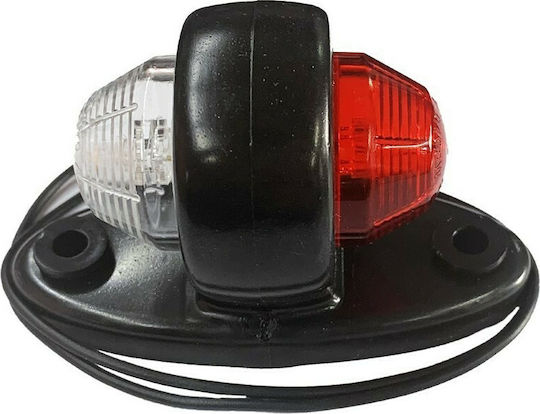 M-Tech Truck Volume Lights 1pcs 12 / 24V - Red WMLHOR465