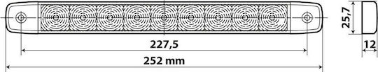 Lampa Φως Όγκου Φορτηγού 9 - 32V - Κόκκινο L4154.3