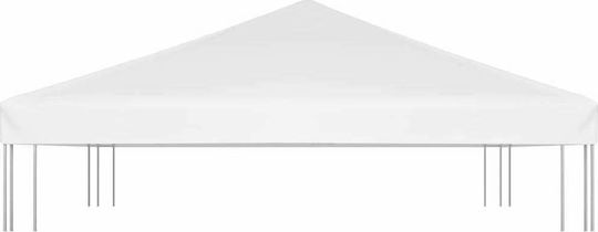 vidaXL Pavillonabdeckung 270gr/m² Weiß mit PVC-Beschichtung 3x3m