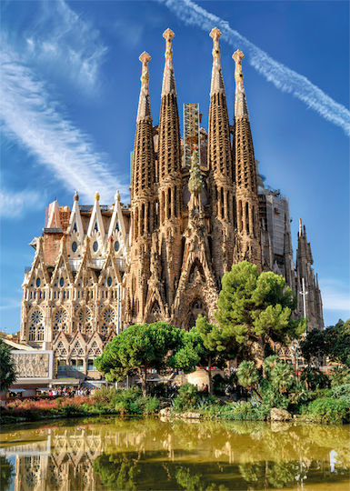 Sagrada Familia View, Barcelona Puzzle 2D 1000pcs