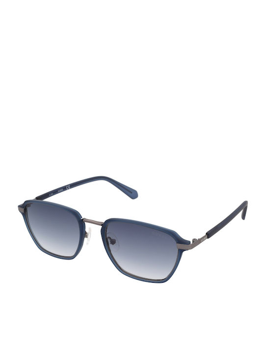 Guess Men's Sunglasses with Navy Blue Frame and Blue Gradient Lenses GU00030 91W