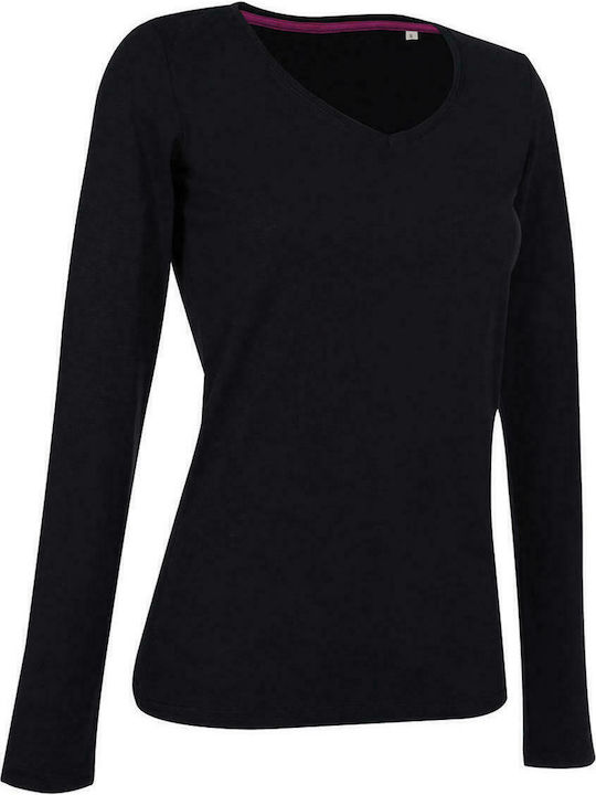 Stedman Claire Women's Long Sleeve Promotional Blouse Black Opal ST9720-BLO