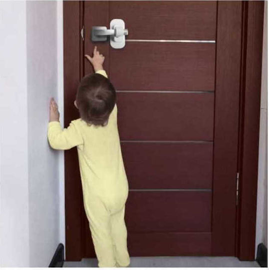 Dreambaby Door Safety Lock made of Plastic in White Color 1pcs
