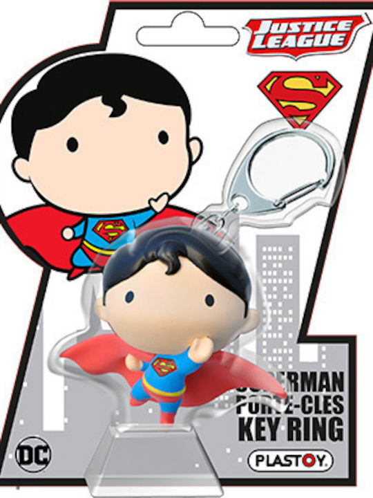 Plastoy Keychain Chibi Superman Dc Plastic Plastoy Keychain Chibi Superman Dc Plastic