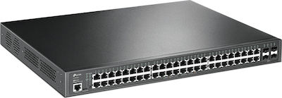 TP-LINK TL-SG3452P v3 Managed L2 PoE+ Switch με 48 Θύρες Gigabit (1Gbps) Ethernet και 4 SFP Θύρες