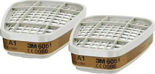 3M Mask Half Face with 6059 & 5935 P3 filters 6300 Gray