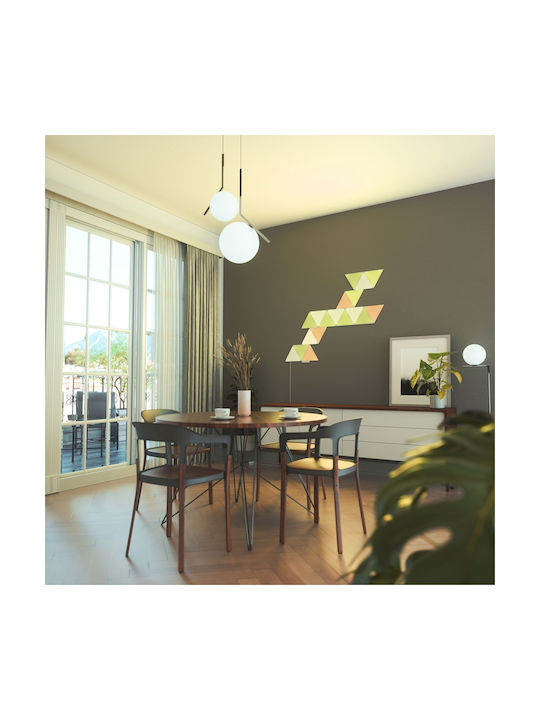 Nanoleaf Shapes Triangles WiFi Decorative Lamp Hexagon Multicolour 9pcs