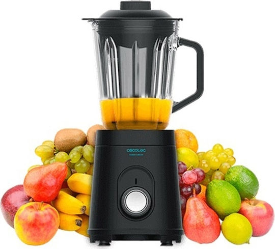 Cecotec Power Black Titanium 1000 Blender with Glass Jug 1.5 lt 1000W Black