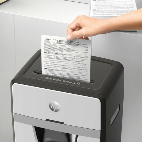 HP Като-изтривач на документи Oneshred Кръстосано рязане 12 Листа с кошница 25лт
