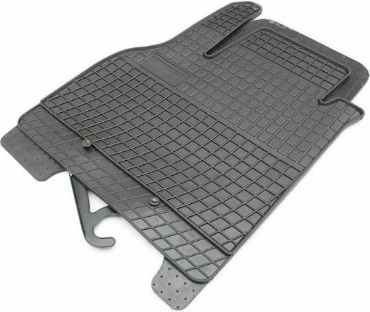 Frogum Front Mats 2pcs from Rubber for Mercedes-Benz Citan Renault Kangoo Black