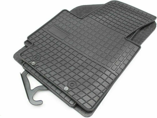 Frogum Set of Front and Rear Mats 4pcs for Kia Soul 2014 Black