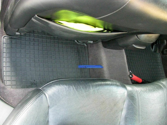 Frogum Set of Front and Rear Mats 4pcs for Honda Accord 2003-2008 Black