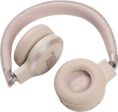 JBL Live 460NC Wireless / Wired On Ear Headphones with 50 hours of Operation and Quick Charge Rose Gold