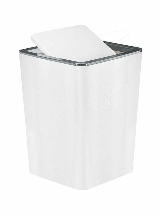 Kleine Wolke Match Plastic Toilet Bin 5lt White