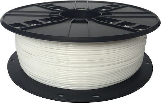 Gembird PETG 3D Printer Filament 1.75mm Λευκό 1kg 1τμχ (Spool)