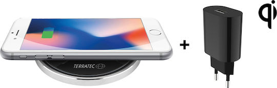 TerraTec Ασύρματος Φορτιστής (Qi Pad) Μαύρος (ChargeAir dot!)