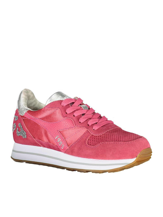 Diadora Damen Flatforms Sneakers Rot 174740-45056