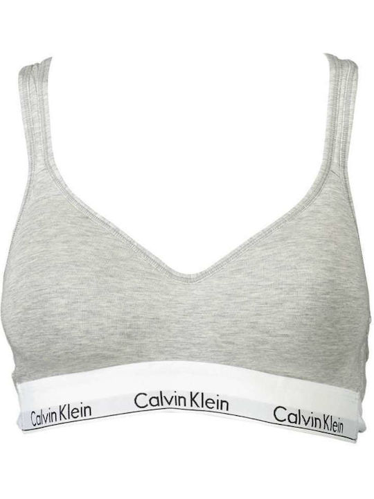 Women's Bra with Light Padding Gray