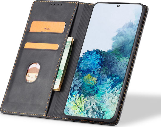 Bodycell PU Leather Book Δερματίνης Μαύρο (Redmi Note 6 Pro)