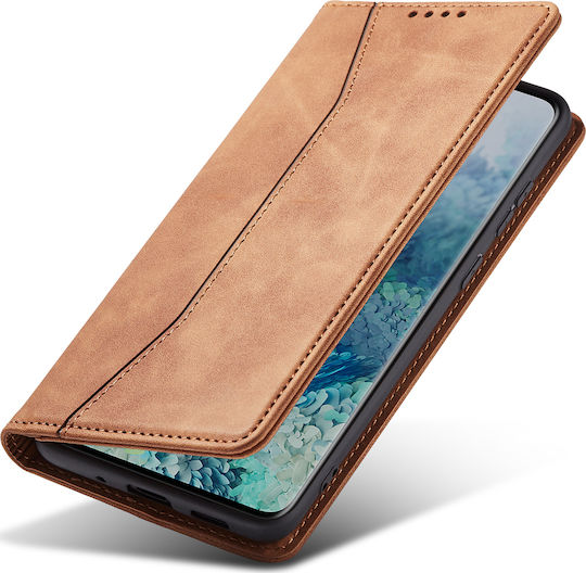 Bodycell PU Leather Wallet Synthetic Leather Brown (iPhone 11 Pro Max) 04-00284