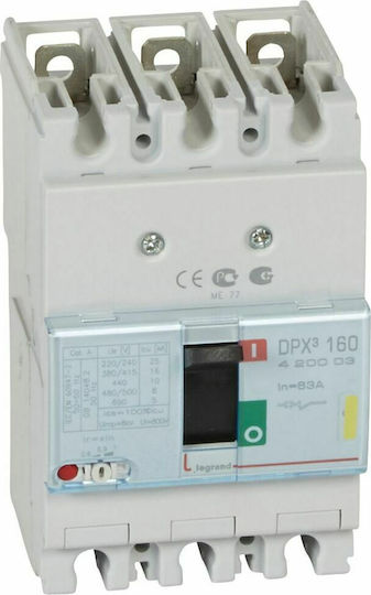 Legrand DPX3 Industrial Power Διακόπτης Ισχύος 3P 63Α 16kA 420003