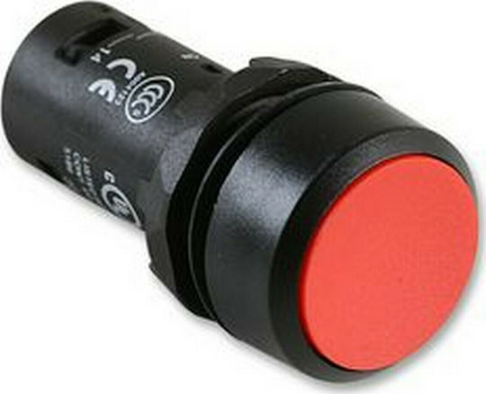 Abb CP1-10R-02 Industrial Push Button Μπουτόν με Επαναφορά IP66 Κόκκινο 22612