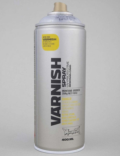 Montana Cans Spray Poloneză Varnish cu Strălucitor Efect Transparent 400ml