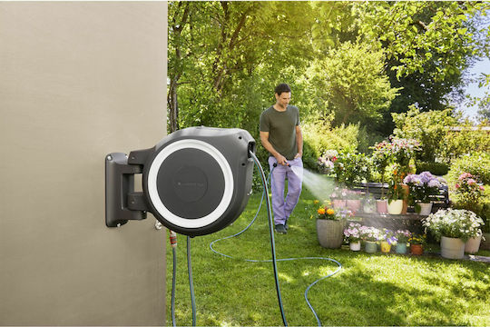 Gardena Automatic Watering Wind Wall Mounted with Hose 25m M / L