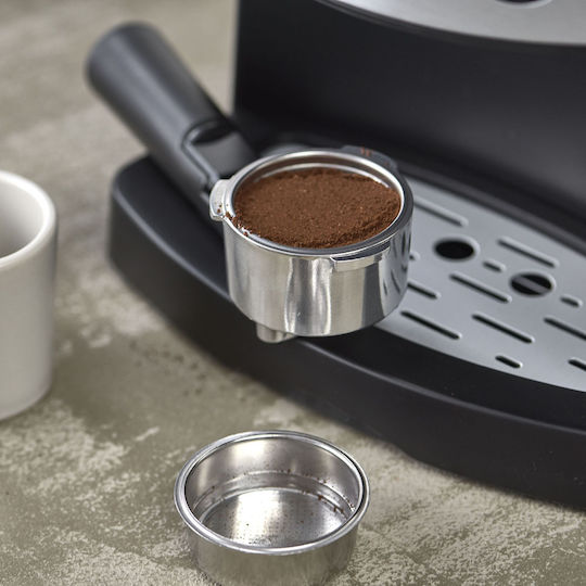 Muhler Mașină de Espresso 850W Presiune 15bar Neagră MCM-1587