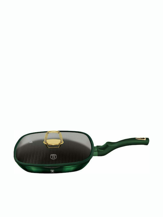 Berlinger Haus Emerald Collection Grill with Cap made of Aluminum with Non-Stick Coating 28cm