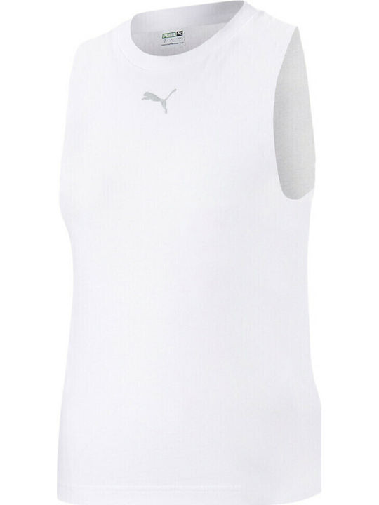 Evide Women's Summer Blouse Cotton Sleeveless White
