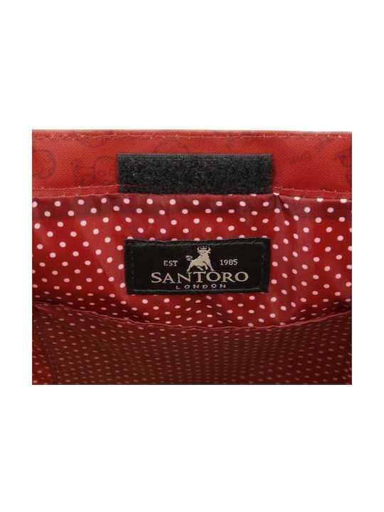Santoro Little Red Riding Hood Fabric Shopping Bag Red