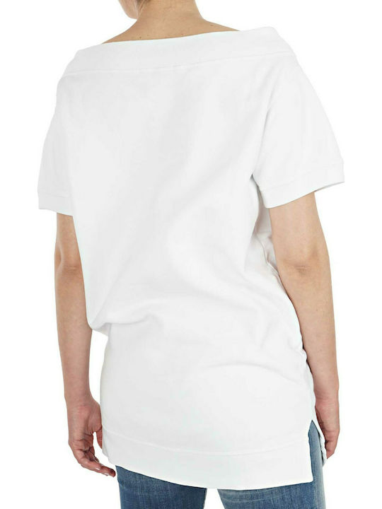 Dsquared2 Women's Tunic Dress Short Sleeve White