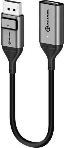 Alogic Konverter DisplayPort männlich zu HDMI weiblich Gray 1Stück ULDPHDA-SGR