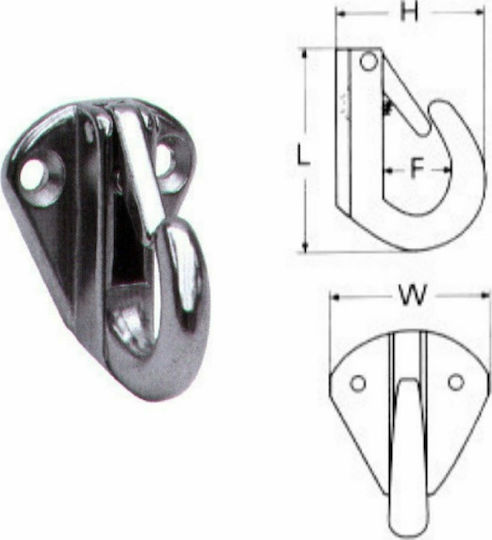 Steyr Metal Wall Hanger 3.4x3.4x4cm