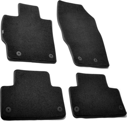 Lampa Set of Front and Rear Mats 4pcs for Mazda CX-7 2013+ Black