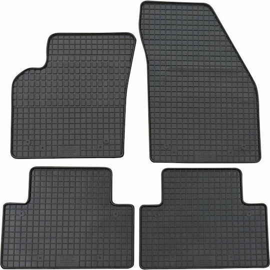 Petex Set of Front and Rear Mats 4pcs for Volvo C30 2004-2012 Black