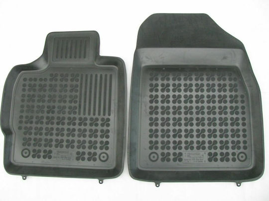 Rezaw Plast Set of Front and Rear Mats 4pcs Tray Type for Mazda CX-7 2006-2009 Black