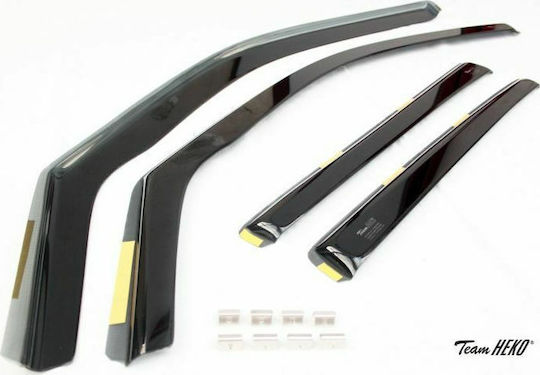 Heko Set deflectoare de vânt Dark Fime pentru Fiat Freemont 4buc