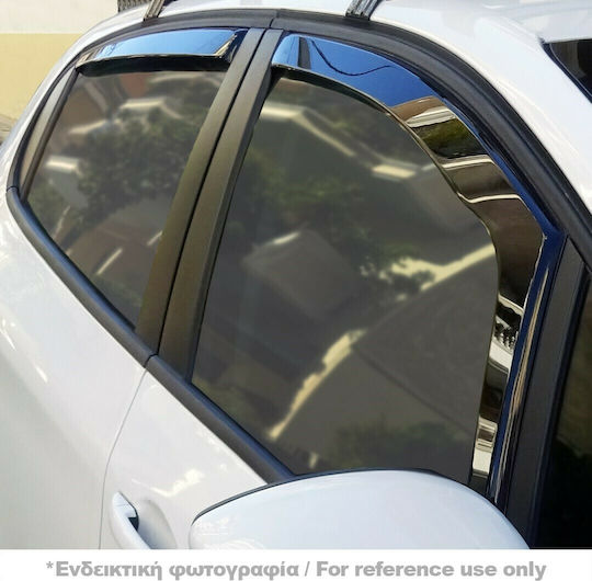 Heko Set deflectoare de vânt Dark Fime pentru Fiat Freemont 4buc