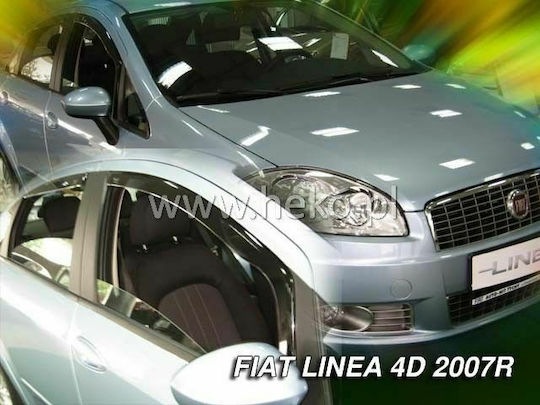 Heko Set of Windbreakers Front Car Dark Fime for Fiat Multipla 2pcs