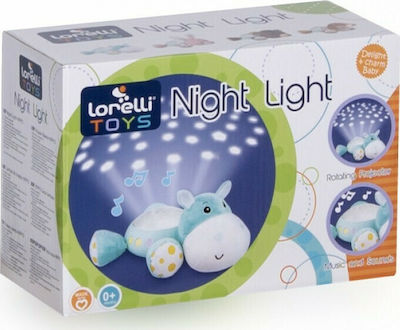 Lorelli Sleep Toy Elephant made of Fabric with Music and Light for 0++ Months