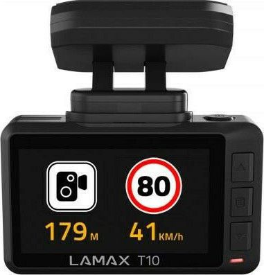 Lamax T10 Κάμερα DVR Αυτοκινήτου 4K με Οθόνη 2.45" Bluetooth, Wi-Fi, GPS