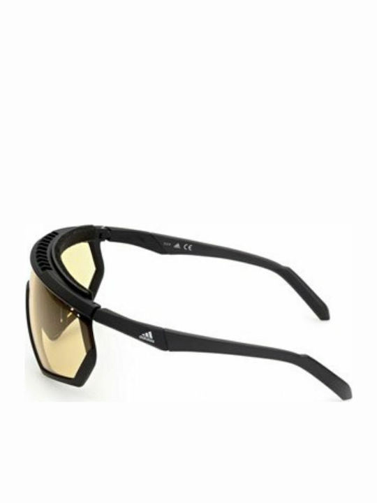 adidas Men's Sunglasses with Black Plastic Frame SP0029 02E