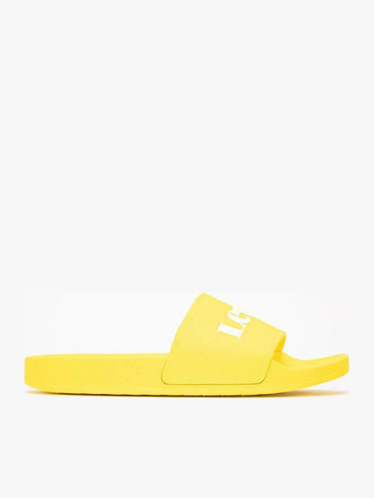 June Men's Slides Yellow